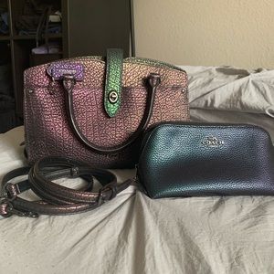 Coach oil slick mini Mercer bundle